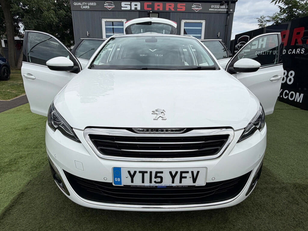 Peugeot 308 SW 1.6 Hdi Allure Estate Euro 5 S White #6