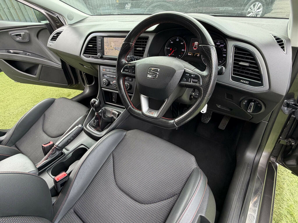 Seat Leon 2.0 Tdi Fr Hatchback Euro 6 Ss YD66FCJ Grey #2