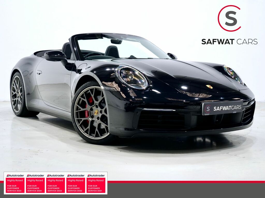 Porsche 911 2019 3.0T 992 Carrera S Convertible Pdk Black
