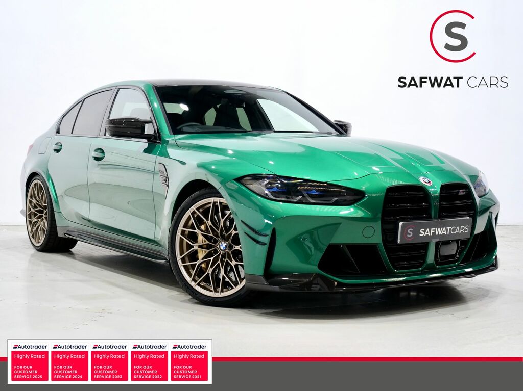 BMW M3 2021 3.0 Biturbo Competition Saloon Ste Green