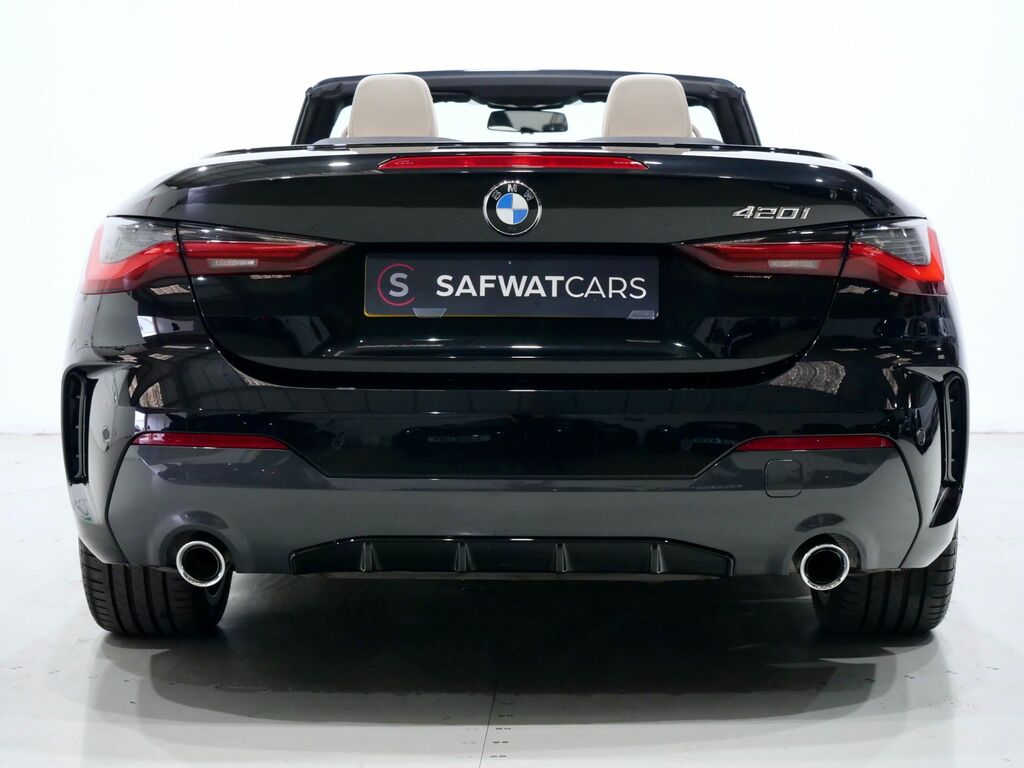 BMW 4 Series 2021 2.0 420I M Sport Convertible Black #5