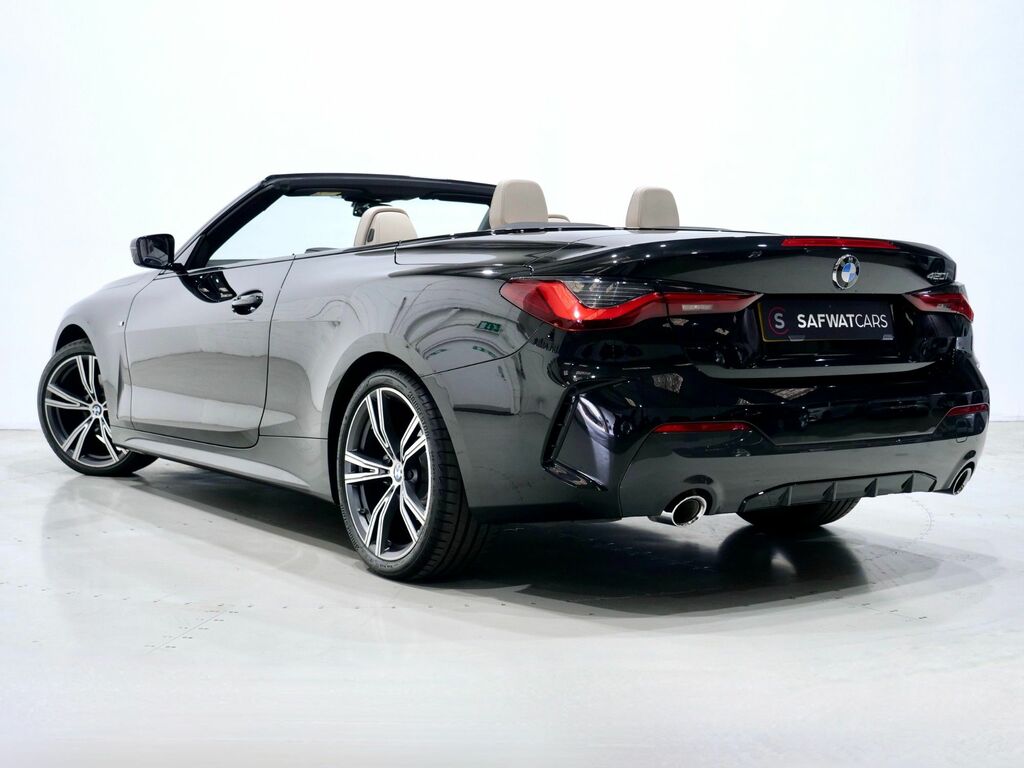 BMW 4 Series 2021 2.0 420I M Sport Convertible Black #2