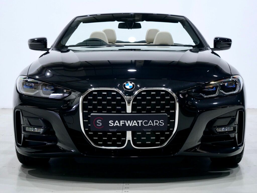 BMW 4 Series 2021 2.0 420I M Sport Convertible Black #4