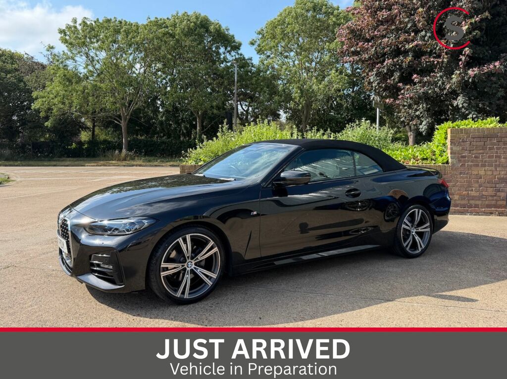 BMW 4 Series 2021 2.0 420I M Sport Convertible Black #6