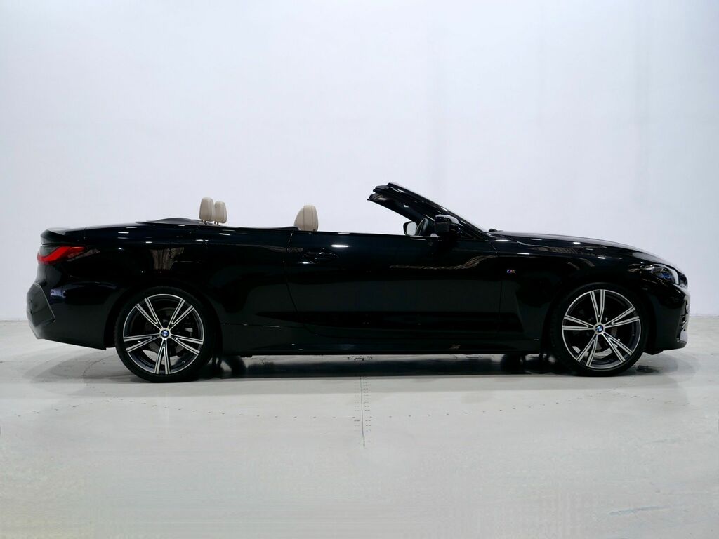 BMW 4 Series 2021 2.0 420I M Sport Convertible Black #6