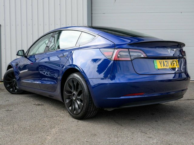 Tesla Model 3 2021 Dual Motor Long Range Saloon A Blue #2