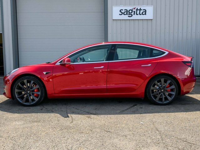 Tesla Model 3 2020 Dual Motor Performance Saloon Red #4