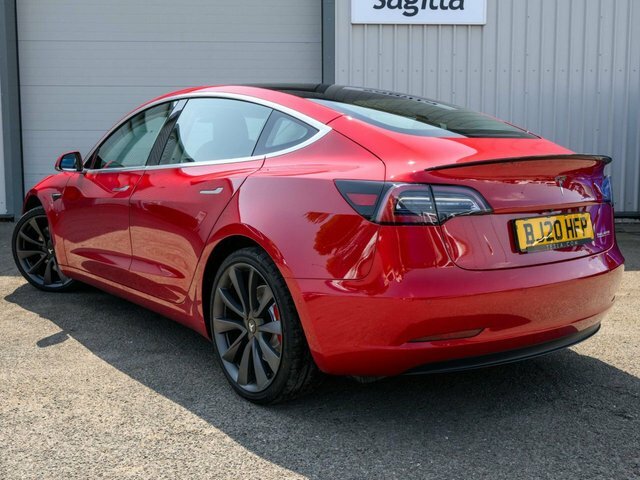 Tesla Model 3 2020 Dual Motor Performance Saloon Red #5