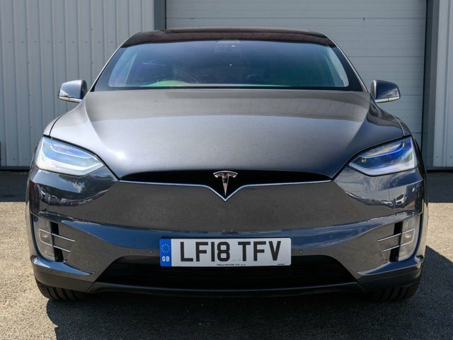 Tesla Model X 2018 P100dl Dual Motor Suv 4Wd Grey #4