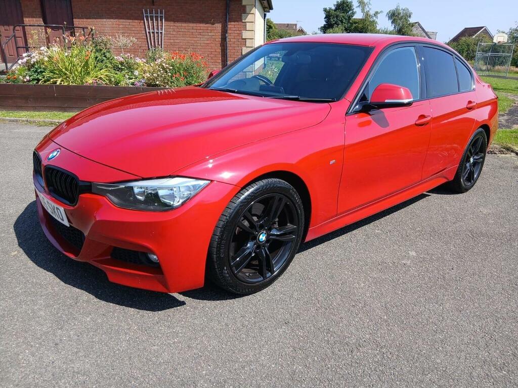 BMW 3 Series Saloon 3.0 330D M Sport Euro 6 Ss 201 CU65SKO Red #4