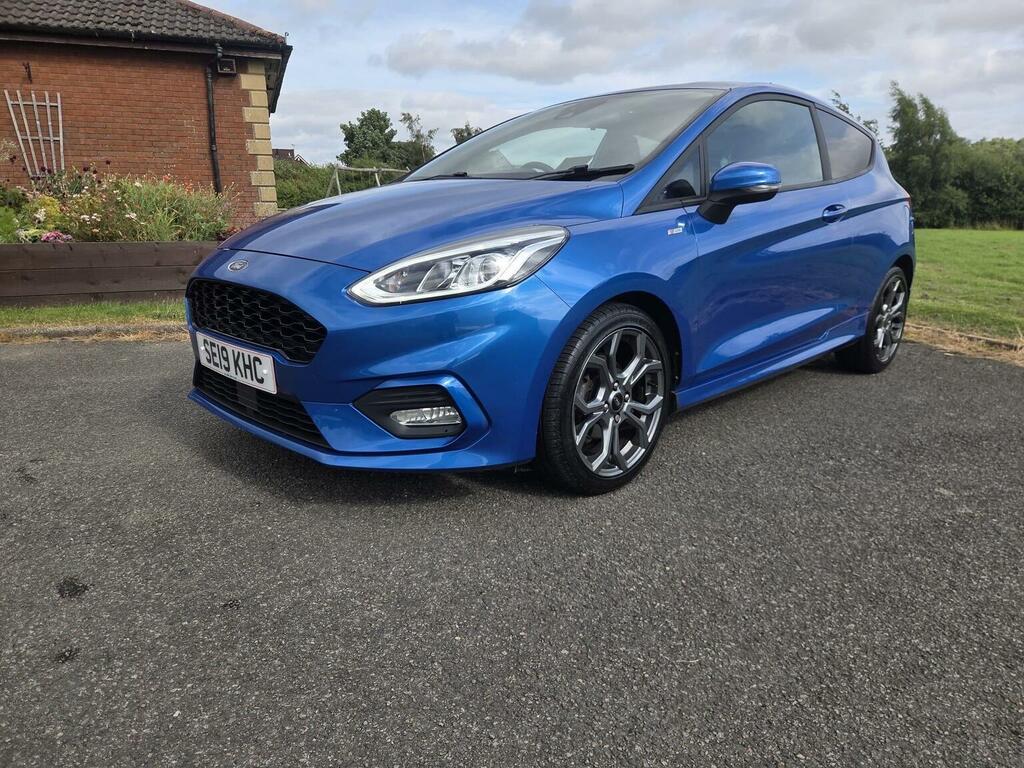 Ford Fiesta Hatchback 1.0T Ecoboost St-line Euro 6 Ss SE19KHC Blue #3
