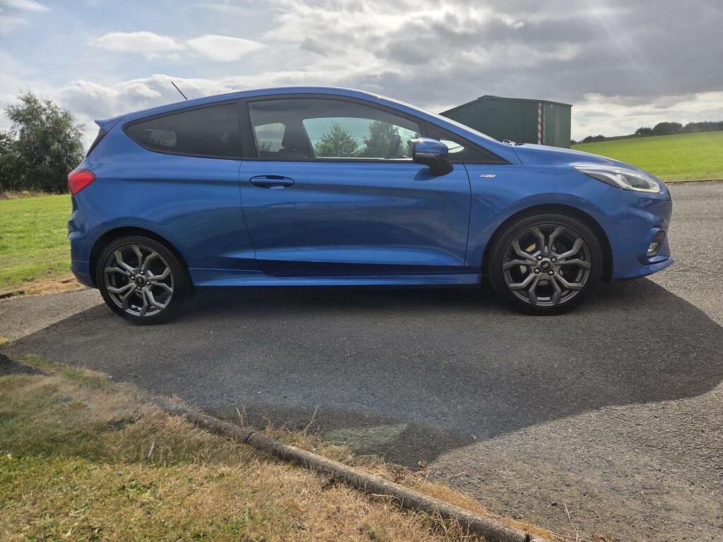 Ford Fiesta Hatchback 1.0T Ecoboost St-line Euro 6 Ss SE19KHC Blue #4