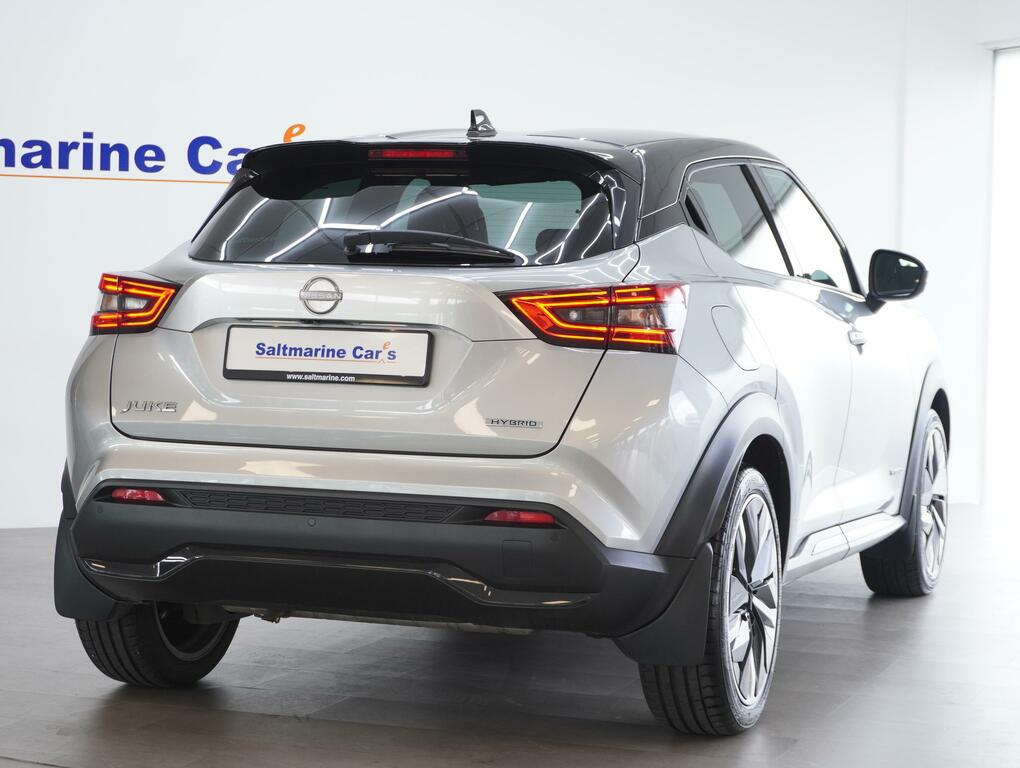 Nissan Juke 1.6 Tekna Suv Hybrid Euro 6 143 KGZ7995 Silver #5