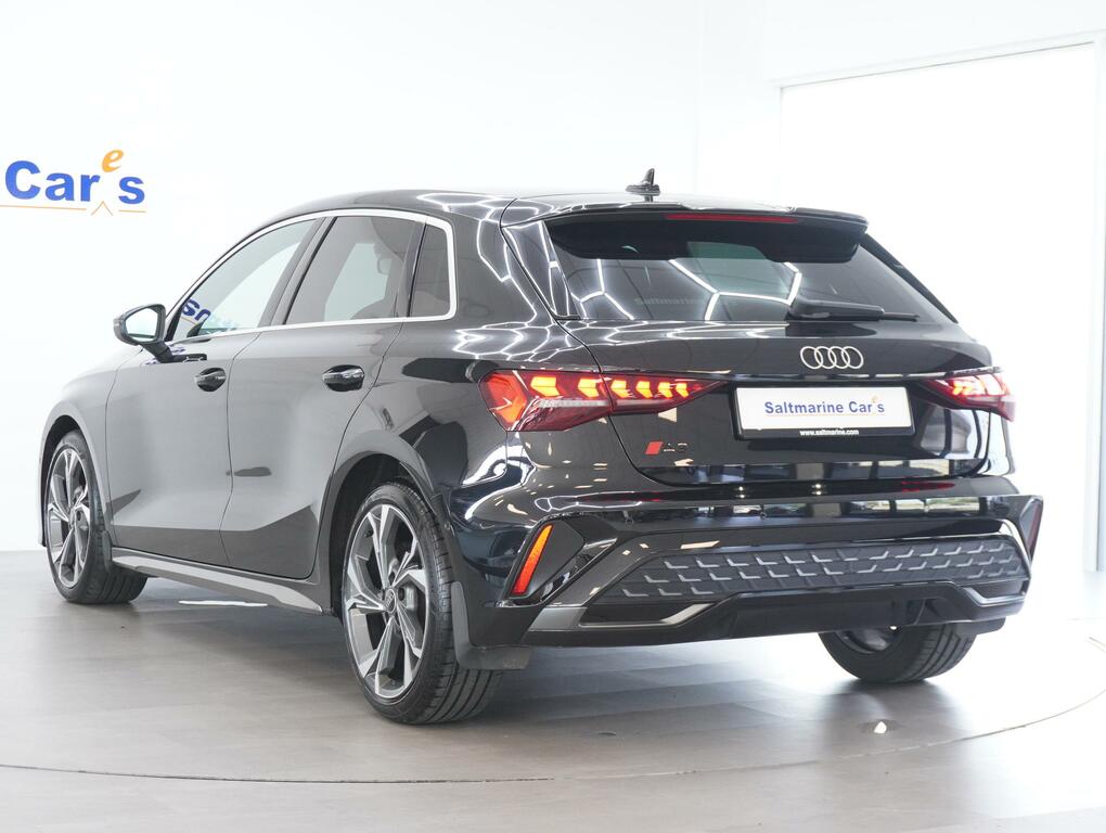 Audi A3 1.5 Tfsi 30 S Line Sportback S Tronic E ISZ8364 Black #5