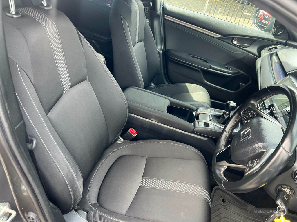 Honda Civic 1.5 Vtec Turbo Sport Euro 6 Ss Silver #9