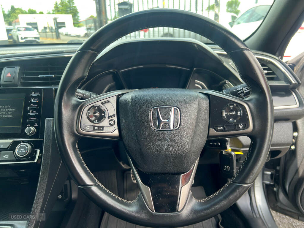 Honda Civic 1.5 Vtec Turbo Sport Euro 6 Ss Silver #12