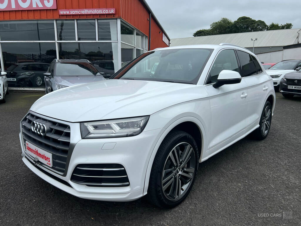 Audi Q5 2.0 Tdi Quattro S Line S Tronic PJ18VWC White #5