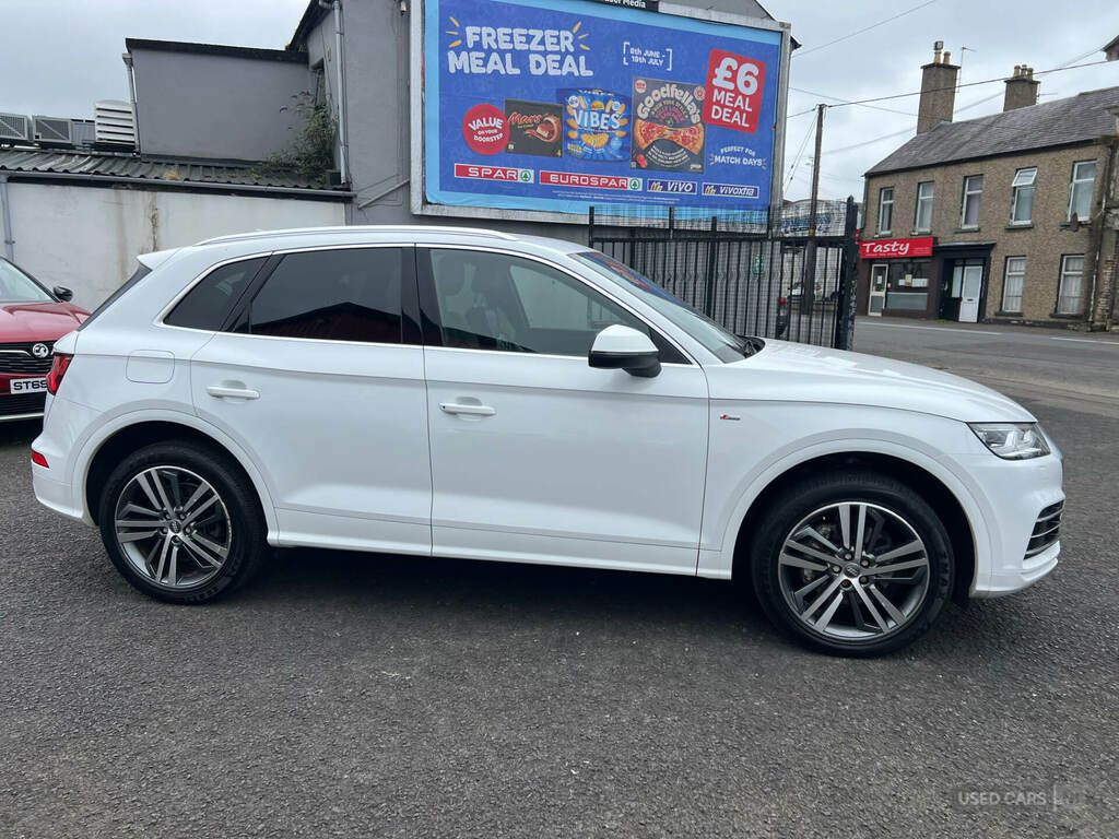 Audi Q5 2.0 Tdi Quattro S Line S Tronic PJ18VWC White #6