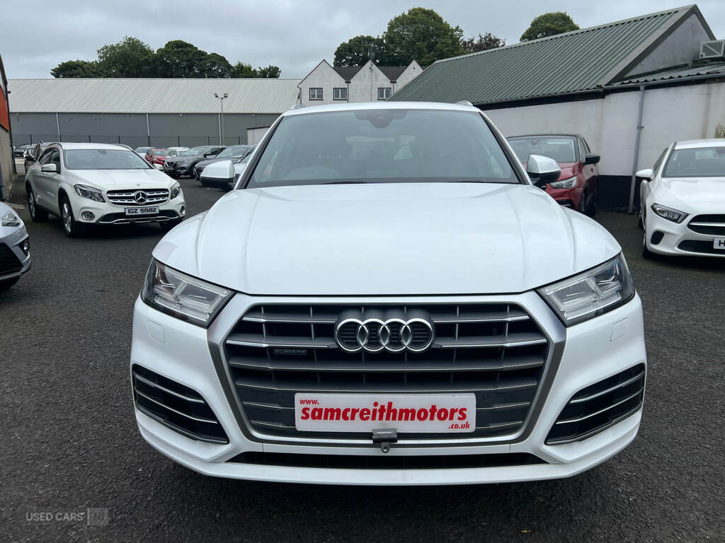 Audi Q5 2.0 Tdi Quattro S Line S Tronic PJ18VWC White #2