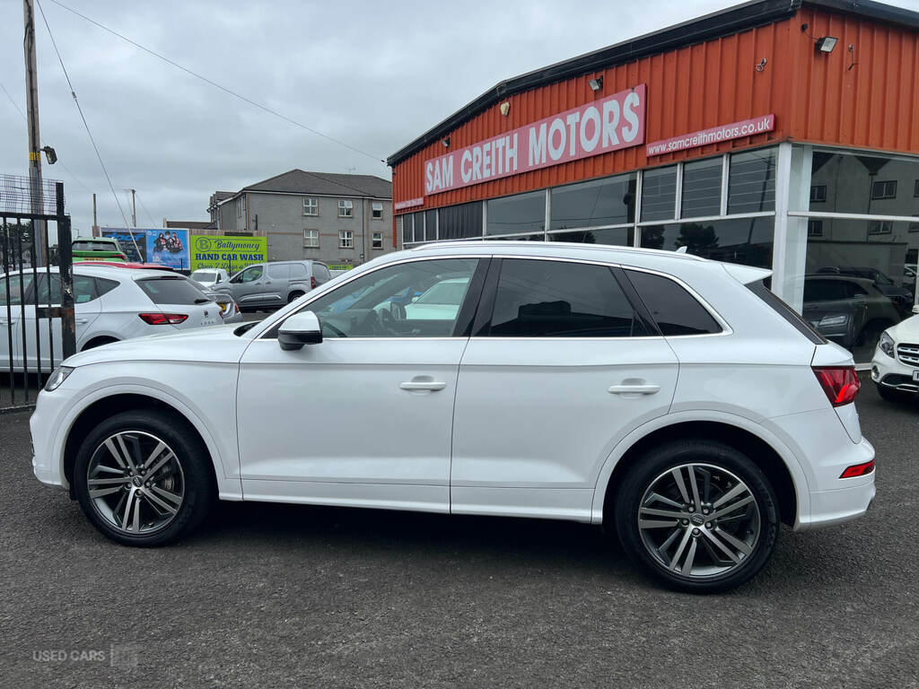 Audi Q5 2.0 Tdi Quattro S Line S Tronic PJ18VWC White #4