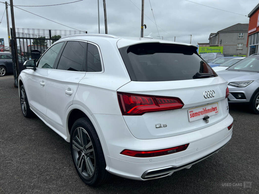 Audi Q5 2.0 Tdi Quattro S Line S Tronic PJ18VWC White #3