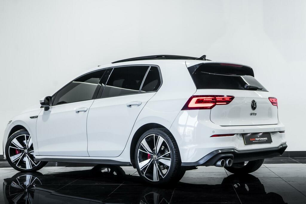 Volkswagen Golf Gtd White #4