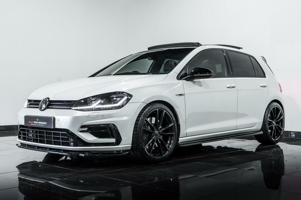 Volkswagen Golf R White #5