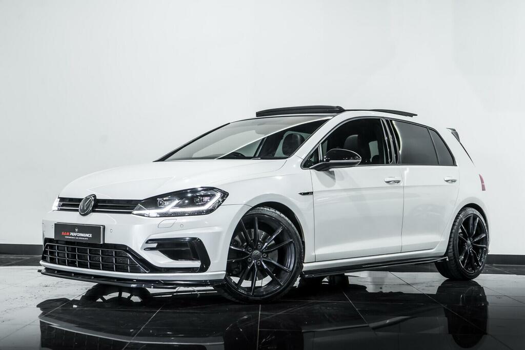 Volkswagen Golf R White #2
