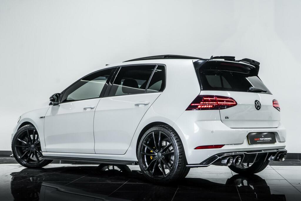 Volkswagen Golf R White #4