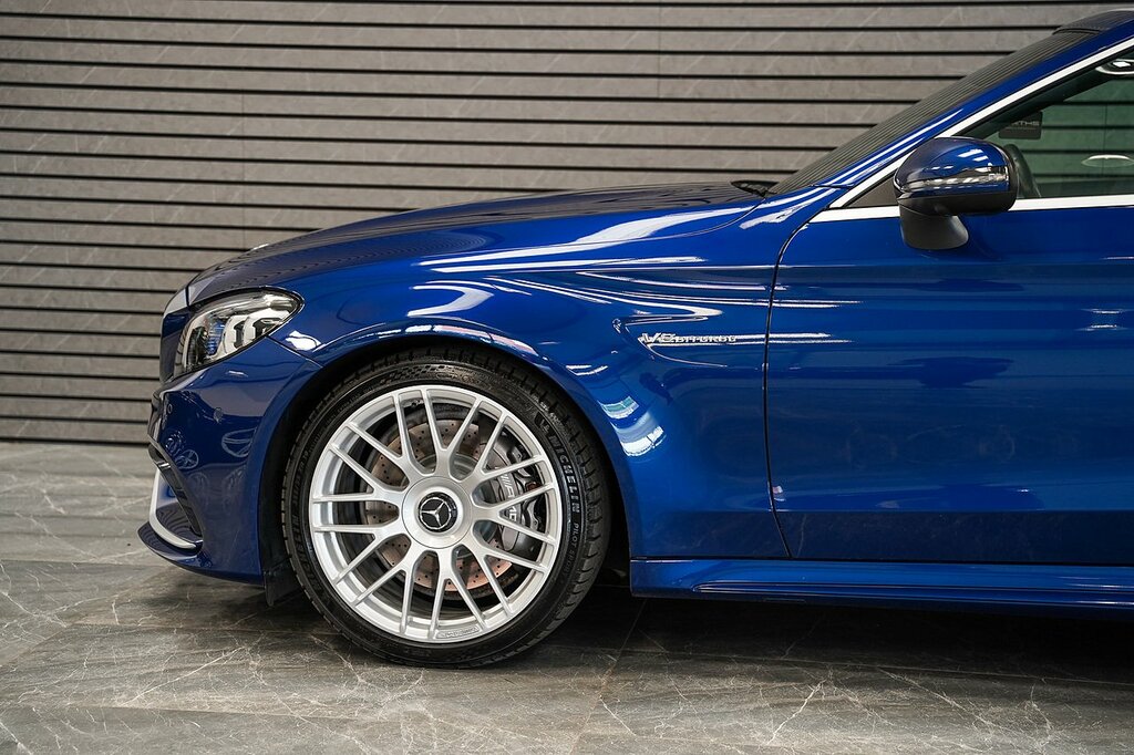 Mercedes-Benz C Class C63 V8 Biturbo Amg Blue #3