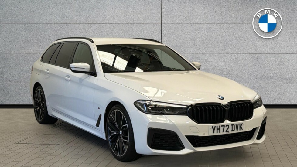 BMW 5 Series 530D Xdrive M Sport Touring White