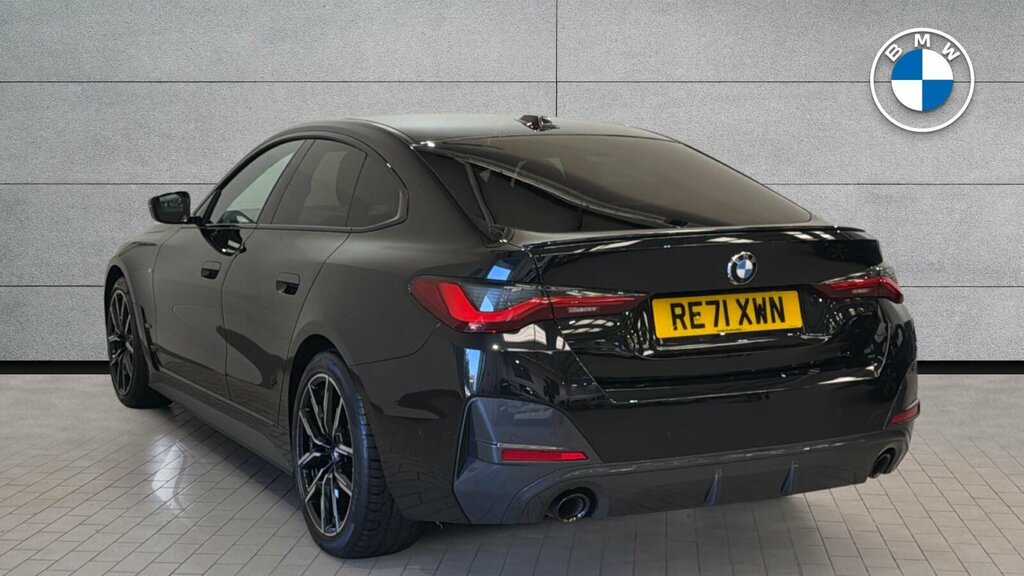 BMW 4 Series Gran Coupe 420D M Sport Gran Coupe Black #3