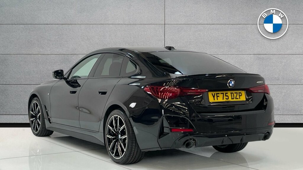 BMW 4 Series Gran Coupe 420I M Sport Gran Coupe YF75DZP Black #3