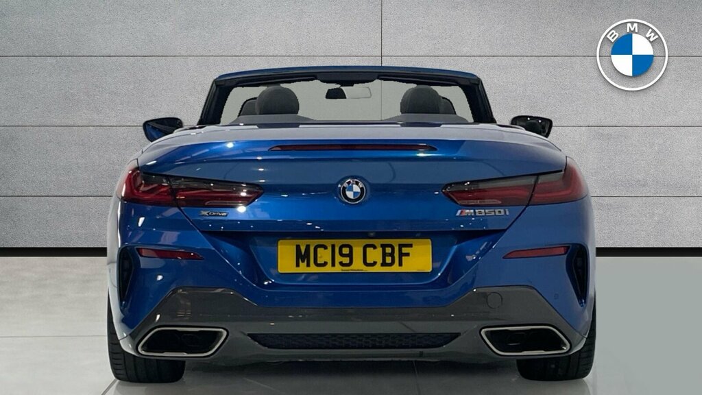 BMW 8 Series M850i Xdrive Convertible Blue #6