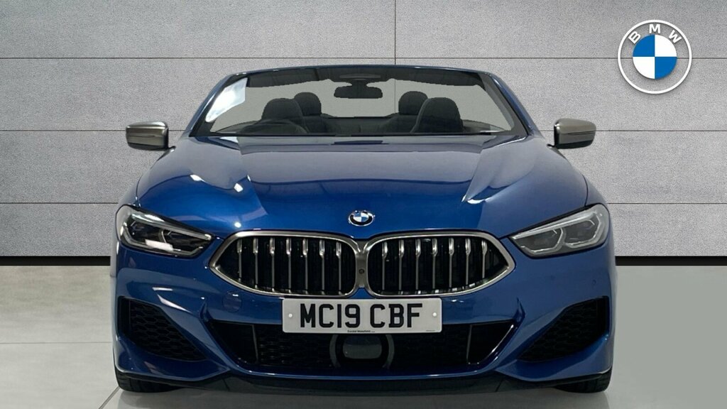 BMW 8 Series M850i Xdrive Convertible Blue #3