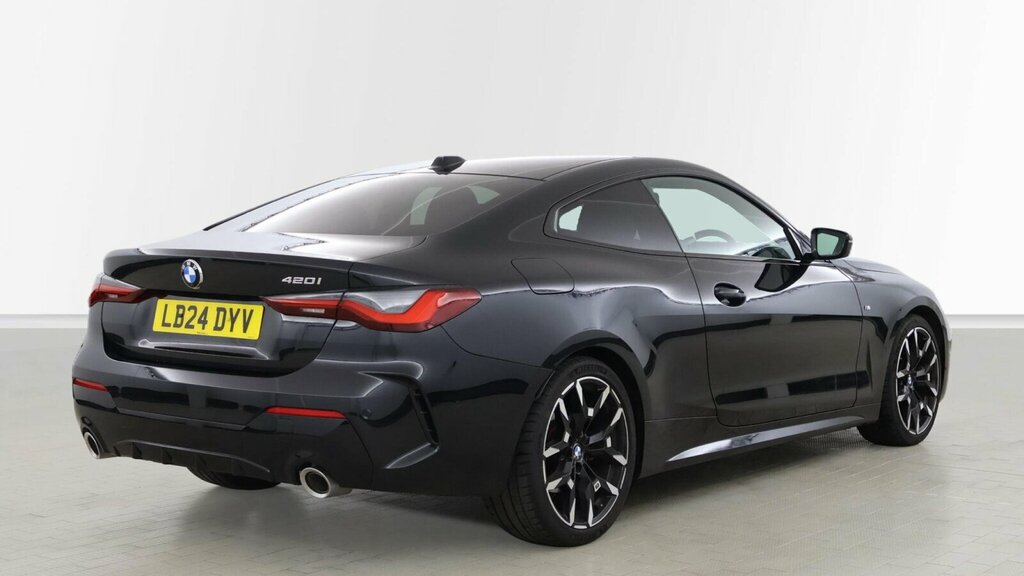 BMW 4 Series Gran Coupe 420I M Sport Coupe Black #4