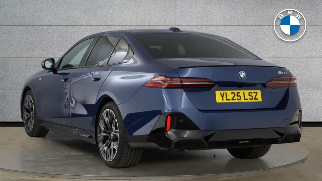 BMW 5 Series 520I M Sport Pro Saloon Blue #4