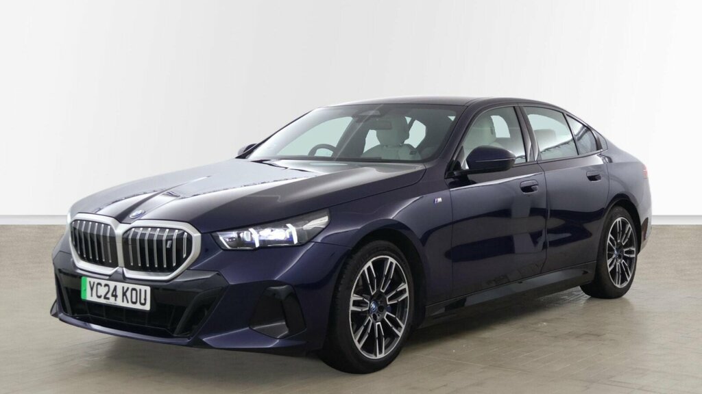BMW i5 I5 Edrive40 M Sport Saloon Blue #2