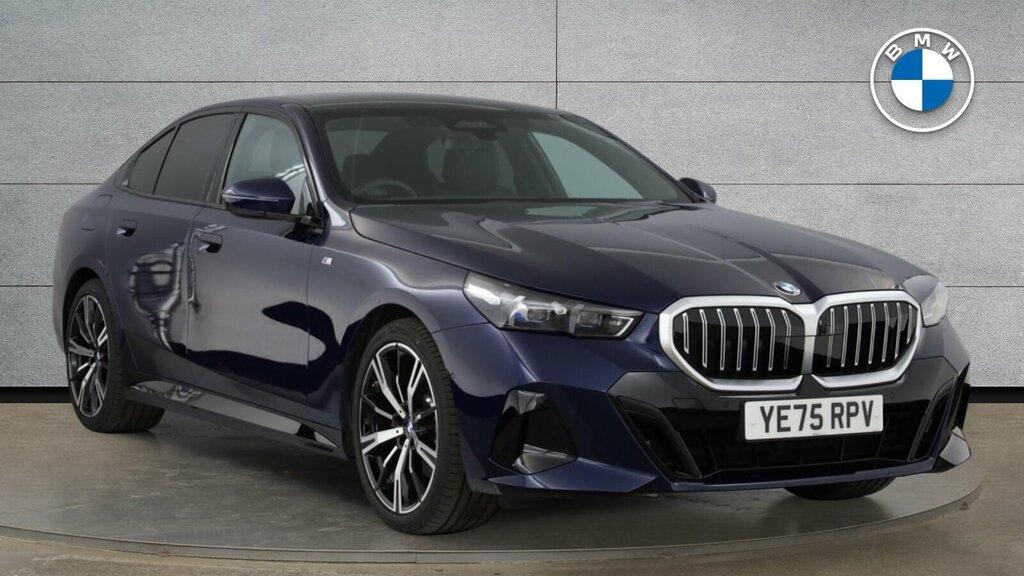 BMW 5 Series 520I M Sport Saloon Blue #2