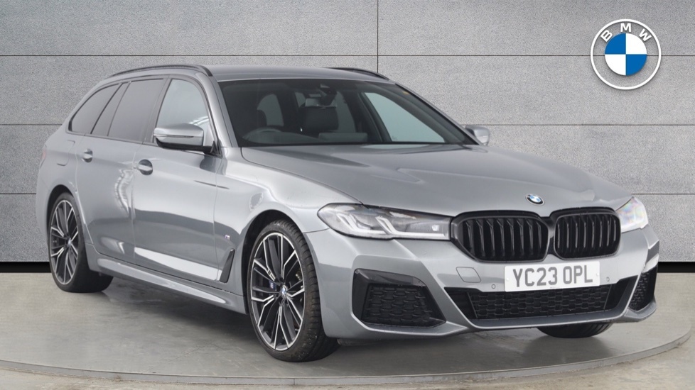 BMW 5 Series 520D Xdrive M Sport Touring Grey #2