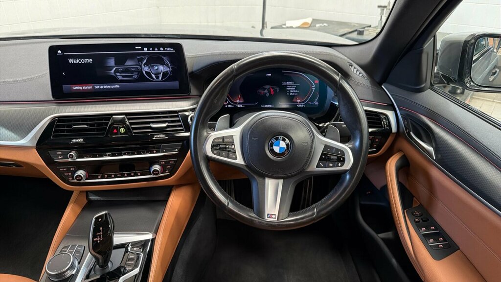 BMW 5 Series 520D Xdrive M Sport Saloon Grey #5