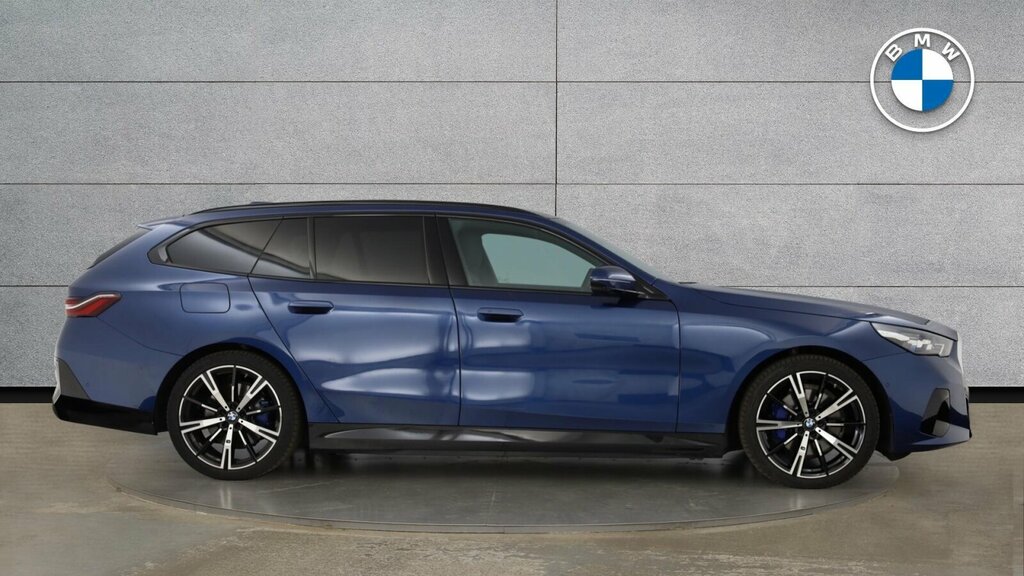 BMW 5 Series 530E M Sport Touring Blue #6