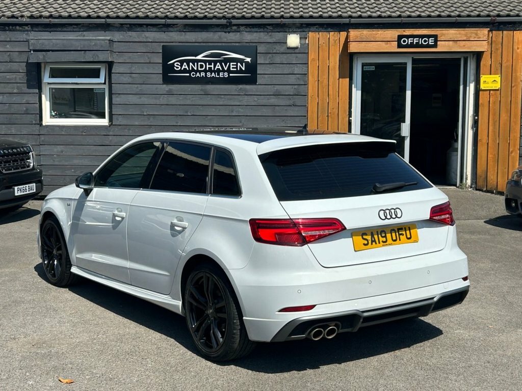 Audi A3 1.5L S Line SA19OFU White #4