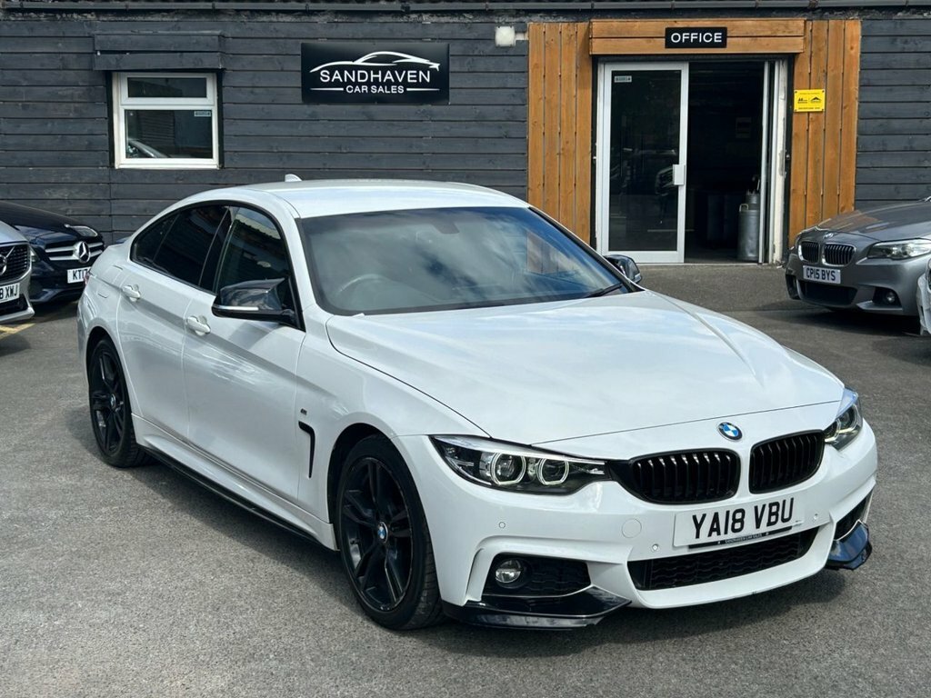 BMW 4 Series Gran Coupe 2L M Sport YA18VBU White