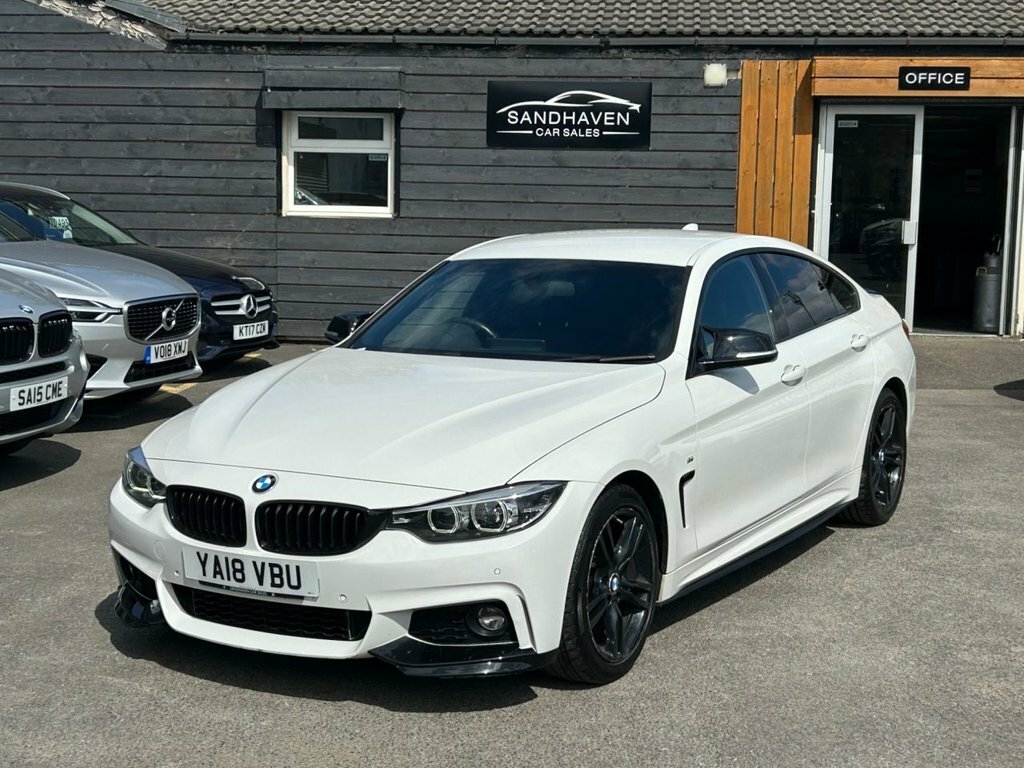 BMW 4 Series Gran Coupe 2L M Sport YA18VBU White #4