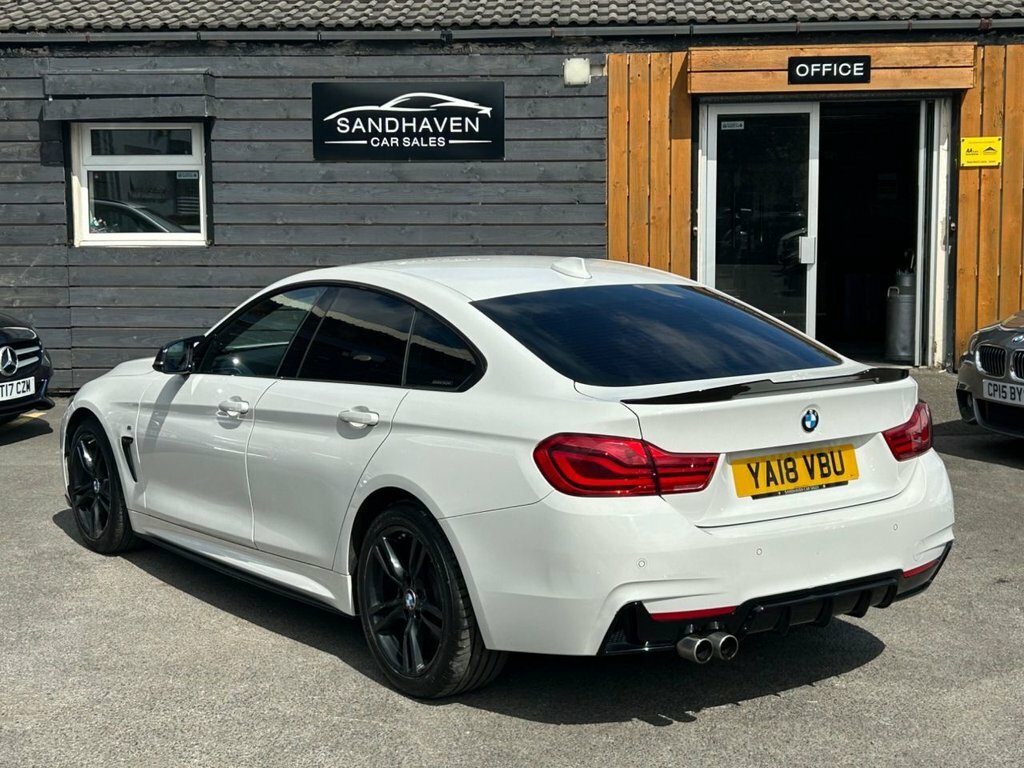BMW 4 Series Gran Coupe 2L M Sport YA18VBU White #2