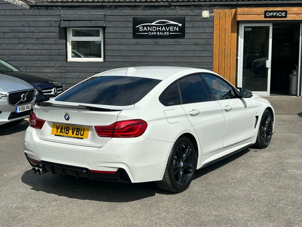 BMW 4 Series Gran Coupe 2L M Sport YA18VBU White #5