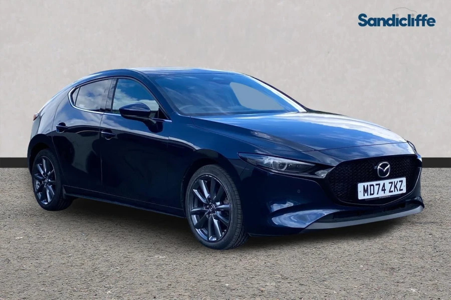 Mazda 3 3 2.5 E-skyactiv G Mhev 140 Exclusive-line H Blue