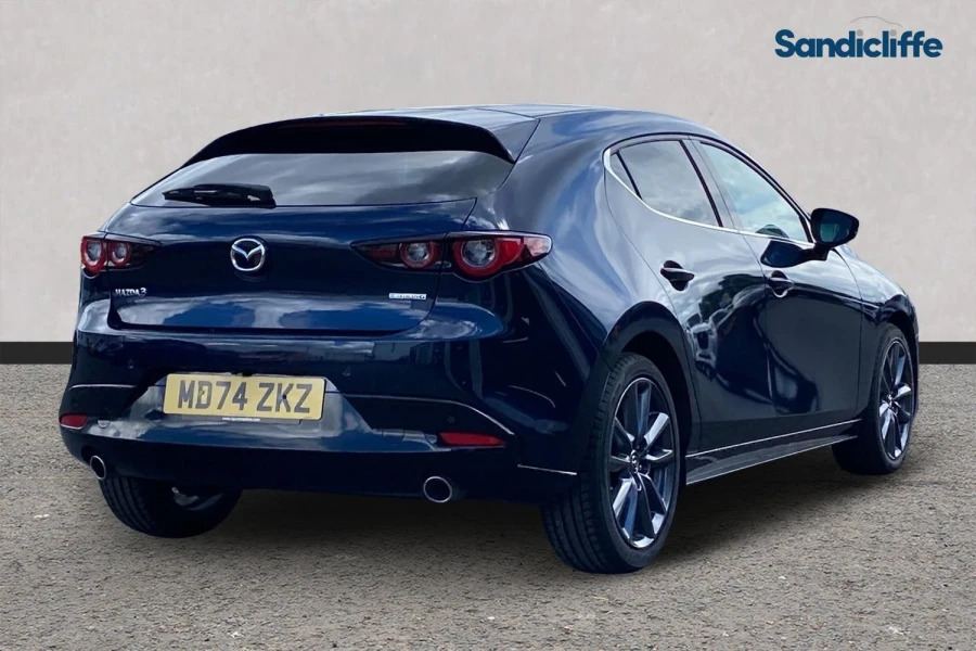 Mazda 3 3 2.5 E-skyactiv G Mhev 140 Exclusive-line H MD74ZKZ Blue #4