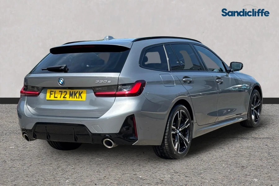 BMW 3 Series 3 Series 330E M Sport Step Estate FL72MKK Grey #4